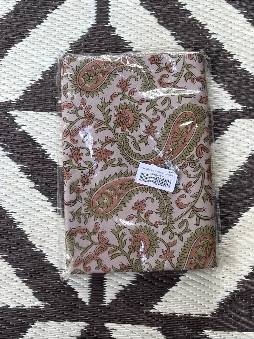 🆕Bohemian Soft Linen Hand Block Print Floral Vintage Kiara Pillow Cover 22”x22” - Picture 11 of 11